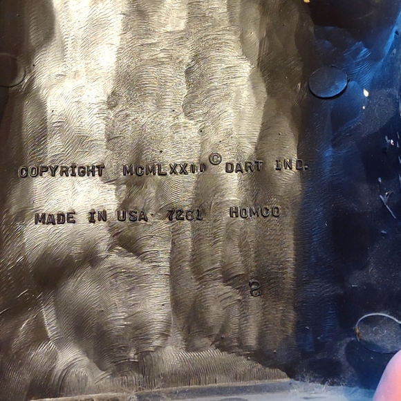 Vintage 1972 Homco/Syroco Teapot Coffee Pot Skillet Wall Decor Set Of 3 - Picture 6 of 7